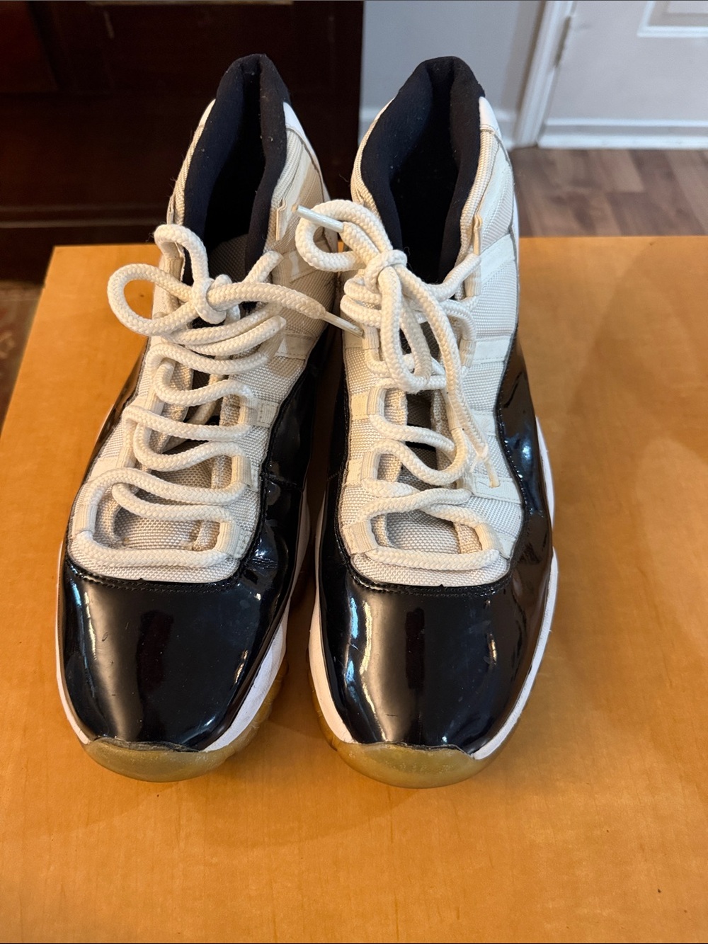 Jordan Men’s Athletic Shoes in Black and Cream